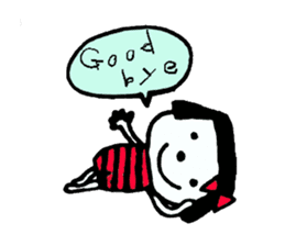 rinko and merry friends sticker #1570294