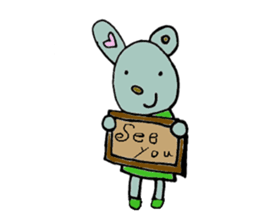 rinko and merry friends sticker #1570295