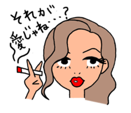 uptalking gals sticker #1570504