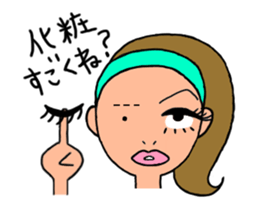 uptalking gals sticker #1570505