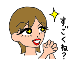 uptalking gals sticker #1570508