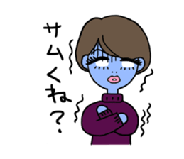 uptalking gals sticker #1570519