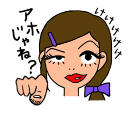 uptalking gals sticker #1570523