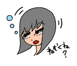 uptalking gals sticker #1570524