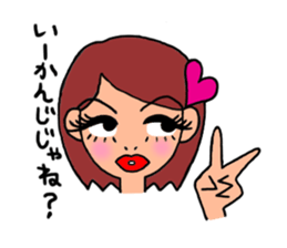 uptalking gals sticker #1570526