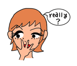 uptalking gals sticker #1570528