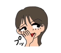 uptalking gals sticker #1570531