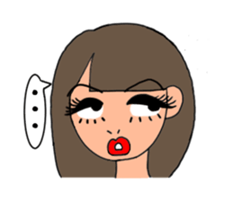 uptalking gals sticker #1570532