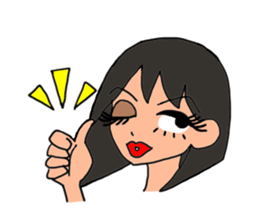 uptalking gals sticker #1570533