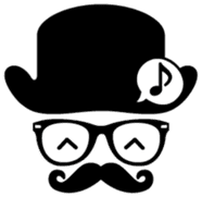 moustache and glasses gentleman sticker #1571188