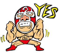 professional wrestler kurukuruman sticker #1571536