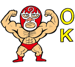 professional wrestler kurukuruman sticker #1571540
