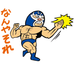 professional wrestler kurukuruman sticker #1571545