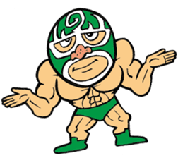 professional wrestler kurukuruman sticker #1571562