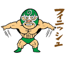 professional wrestler kurukuruman sticker #1571563
