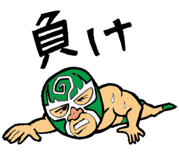 professional wrestler kurukuruman sticker #1571564