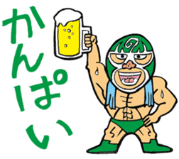 professional wrestler kurukuruman sticker #1571567