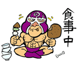 professional wrestler kurukuruman sticker #1571570