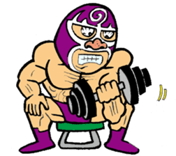 professional wrestler kurukuruman sticker #1571572