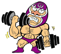 professional wrestler kurukuruman sticker #1571573