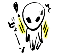 Forgive me because I'm an alien. sticker #1571957