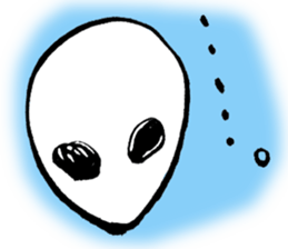 Forgive me because I'm an alien. sticker #1571962