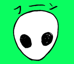 Forgive me because I'm an alien. sticker #1571974