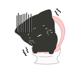 Slow and Lazy cat "pofuneko" sticker #1573569