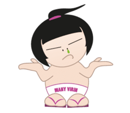 Many Virin Baby super cute sticker #1573583