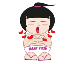 Many Virin Baby super cute sticker #1573603