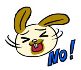 rabbit charbo sticker #1573857