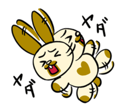 rabbit charbo sticker #1573862