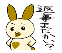 rabbit charbo sticker #1573881