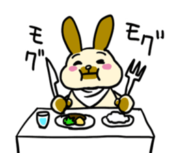 rabbit charbo sticker #1573887