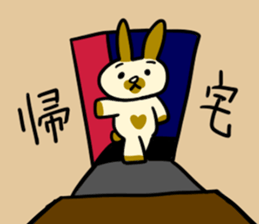 rabbit charbo sticker #1573890