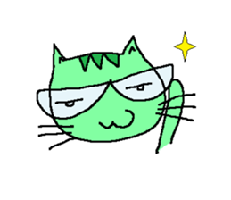 Bright cats sticker #1574083