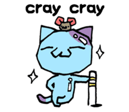 Lazy Cat Goro & Chusuke ENG ver. sticker #1574471