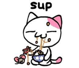 Lazy Cat Goro & Chusuke ENG ver. sticker #1574472