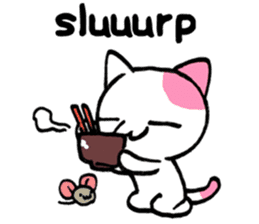 Lazy Cat Goro & Chusuke ENG ver. sticker #1574474