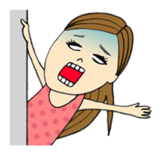 The Funny Girl's Stamp, A-ko Chan sticker #1574775