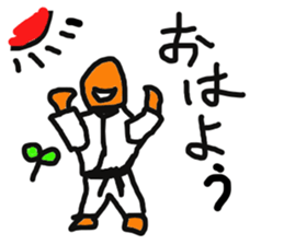 KARATE WORD sticker #1574874