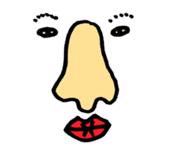 Nose man sticker #1575576