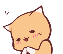 Reaction cat sticker #1575666