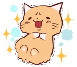 Reaction cat sticker #1575669