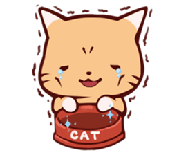 Reaction cat sticker #1575673