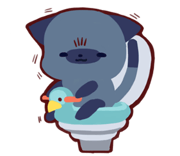 Reaction cat sticker #1575682