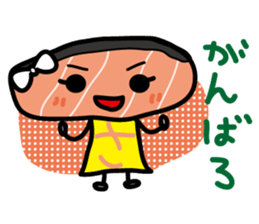 cabbage,porkcutlet,mandarinorange,salmon sticker #1575964