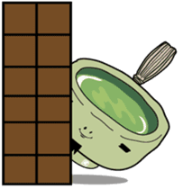 Green tea SAMURAI "GUTTY" sticker #1576457