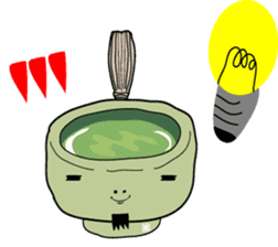 Green tea SAMURAI "GUTTY" sticker #1576458