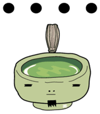 Green tea SAMURAI "GUTTY" sticker #1576459